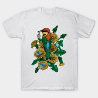 The bee eater with the golden pendant T-Shirt